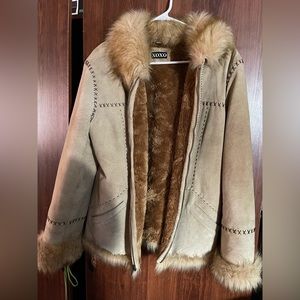 Large xoxo furry coats